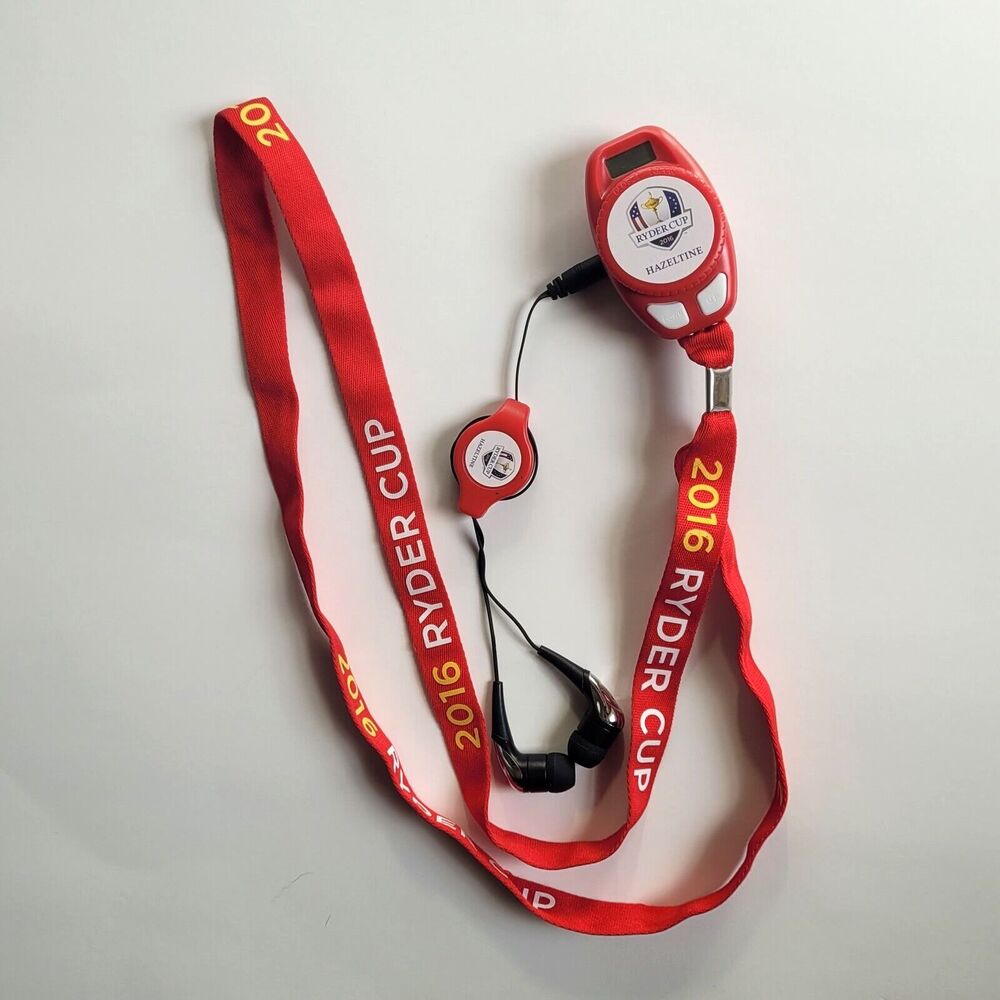 Ryder Cup Lanyard Hazeltine 2016 Earbuds Golf READ